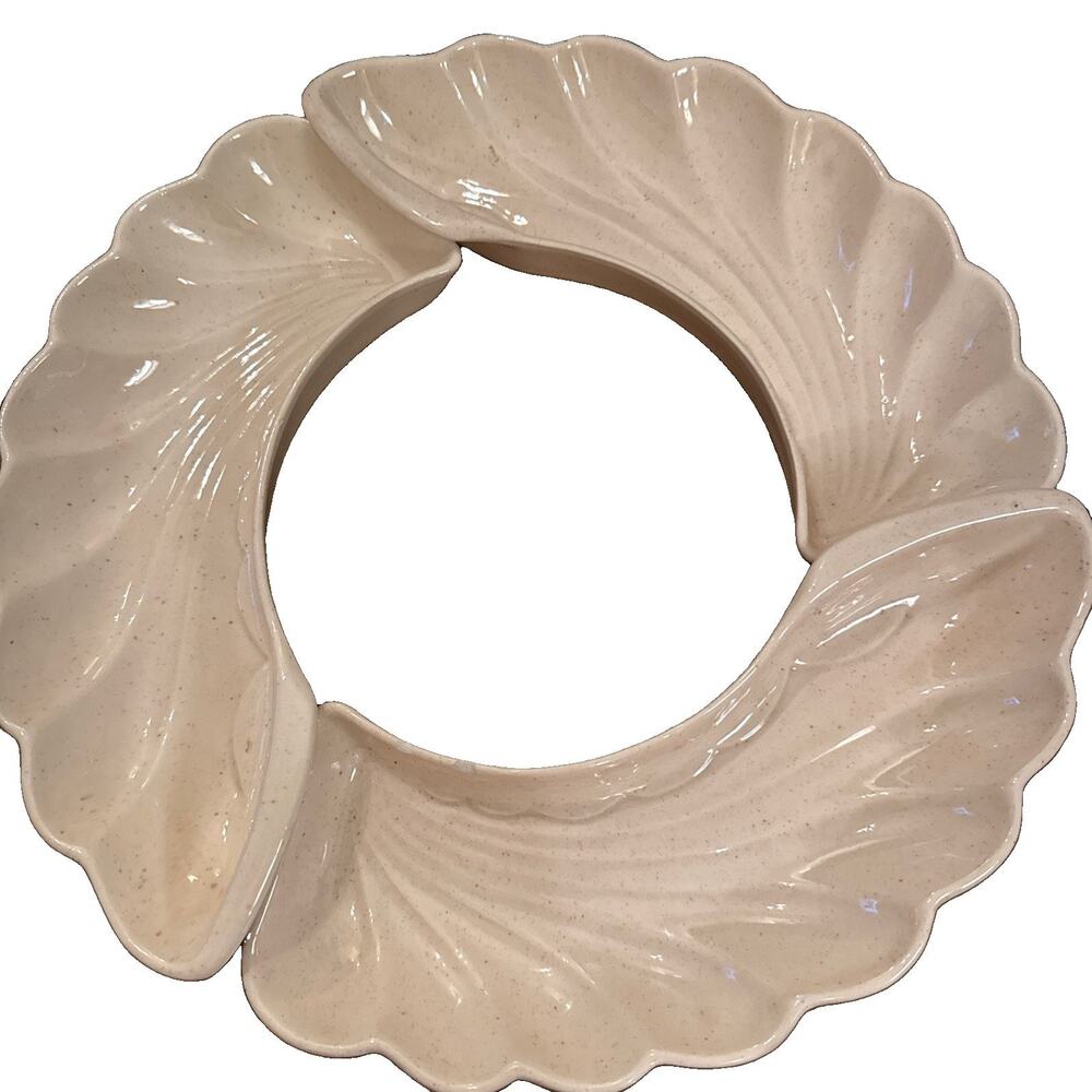 Lane And Co. Van Nuys, California Pottery Shell Dishes Or Inserts Set Of 3